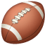 Fotbolls-emoji U+1F3C8