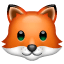 Räv emoji Whatsapp U+1F98A