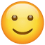 Lätt leende emoji Whatsapp U+1F642