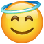 Smiley med gloria U+1F607