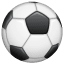 Fotboll-emoji U+26BD