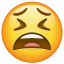 Smiley är trött på Whatsapp U+1F62B