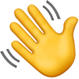 vinkande hand