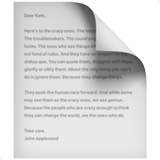 sida med text uppåt