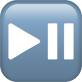 knapp för spela eller pausa