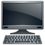 Skrivbordsdator emoji U+1F5A5 Skrivbordsdator emoji U+1F5A5